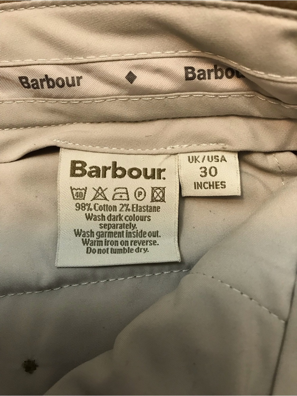 Barbour Men's Pleated Chino Pants in Camel Brown - Picture 3 of 11